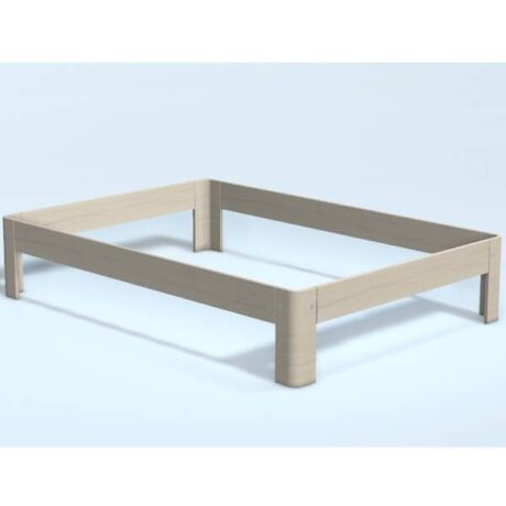 Auping Auronde soft white oak - 140x200 cm. - Lav model