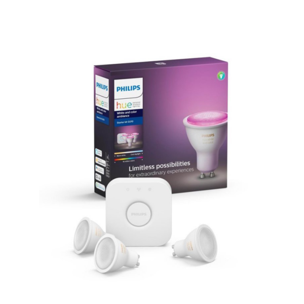 Philips Hue Farvet LED Starter Kit GU10 - Philips