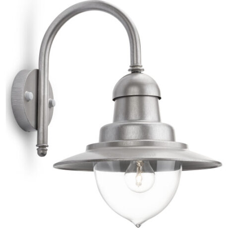 Philips MyGarden Raindrop udendørs væglampe, aluminium