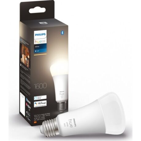 Philips Hue White E27 standardpære, 1-pak, 15,5W